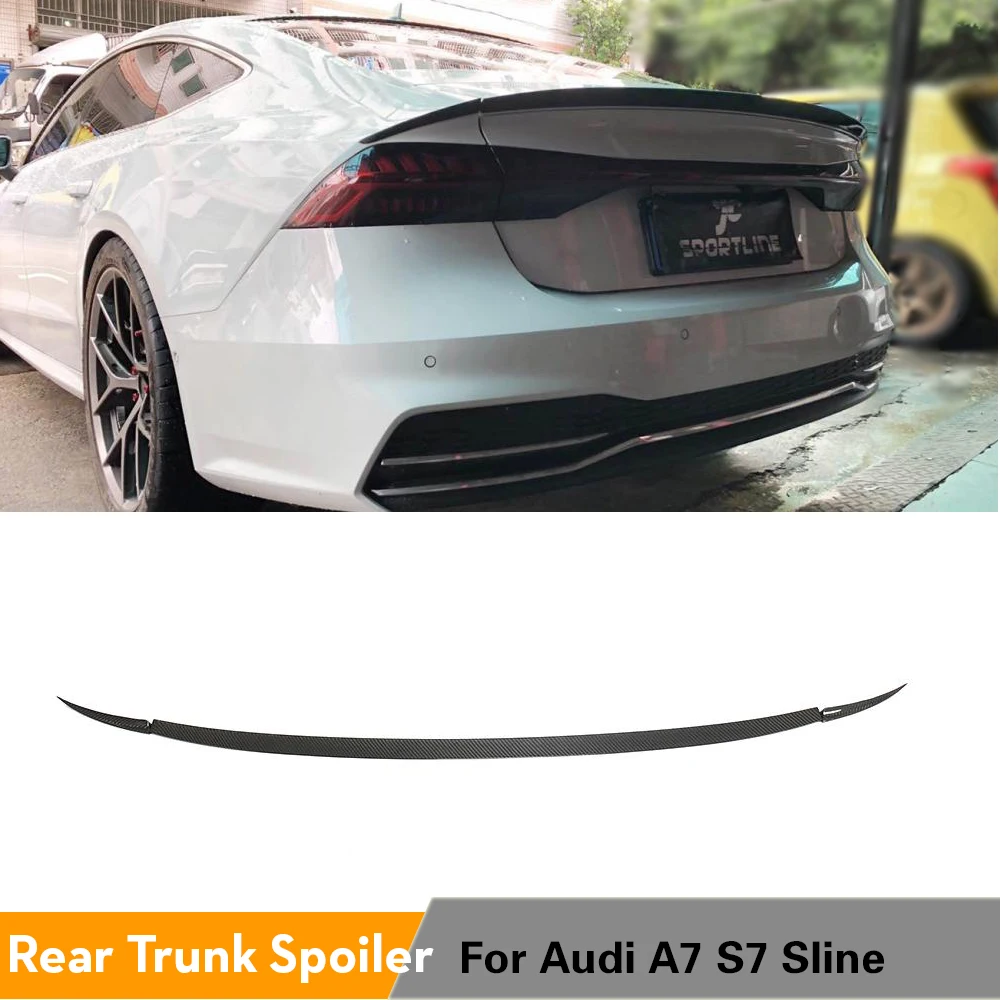 Best Price Kofferbak Spoiler Boot Lip Vleugel Voor Audi A7 S7 Sline 2019 2020 Rear Spoiler Carbon Fiber Best Price Kofferbak Spoiler Boot Lip Vleugel Voor Audi A7 S7 Sline 2019 2020 Rear Spoiler Carbon Fiber
