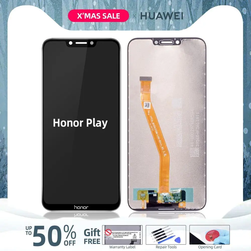 6," ЖК-дисплей для huawei Honor Play, ЖК-дисплей, дигитайзер, сенсорный экран в сборе для huawei Honor Play, ЖК-COR-L29 COR-L09