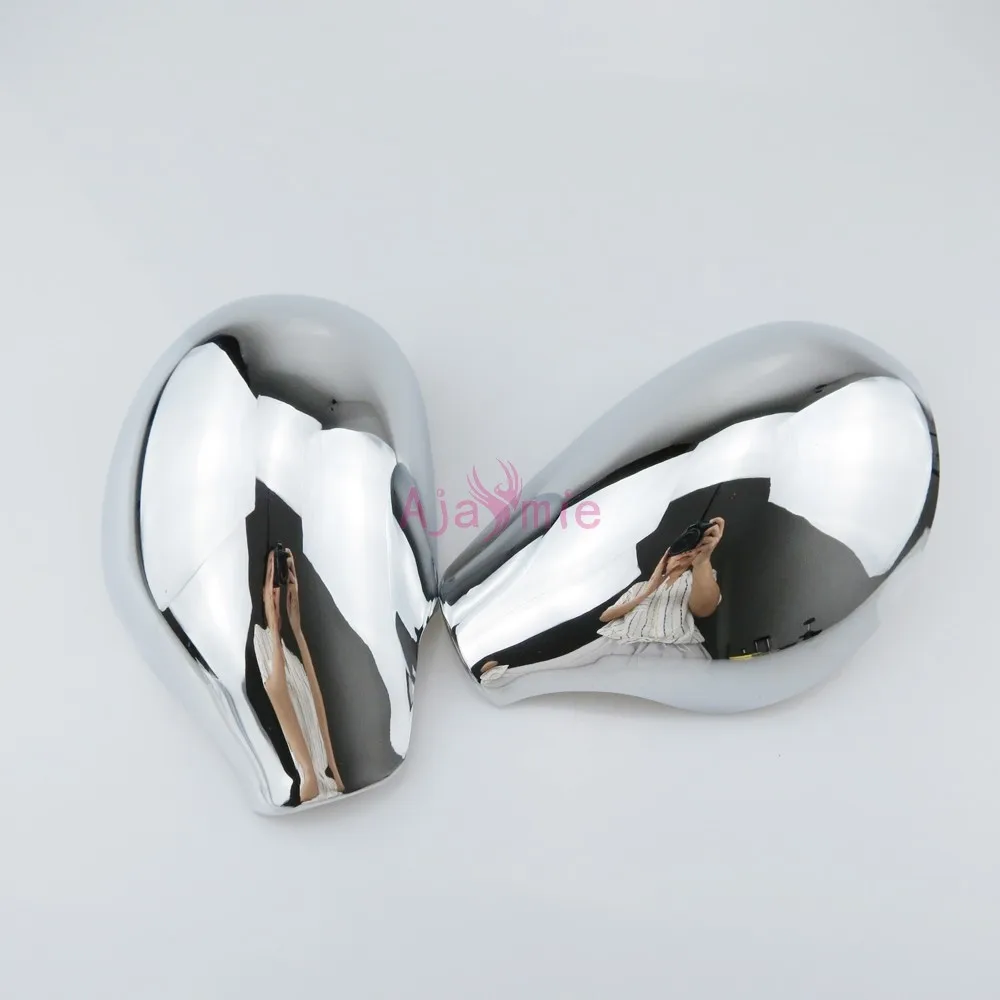 

For Peugeot 206 CITROEN C2 Chrome Side Wing Mirror Cover Rear View Overlay Trim Frame Panel Chrome Car Styling Accessories