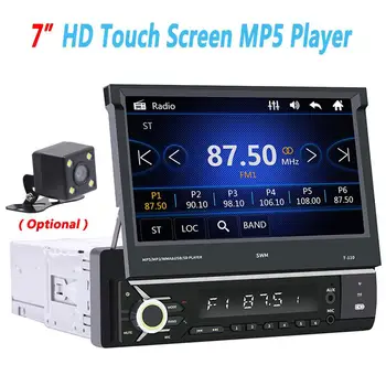 

Car MP5 Players 7 Inch Bluetooth Touch Screen Car MP5 Player Car MP5 Player With Camera Support Multi-Languages Automobile Radio