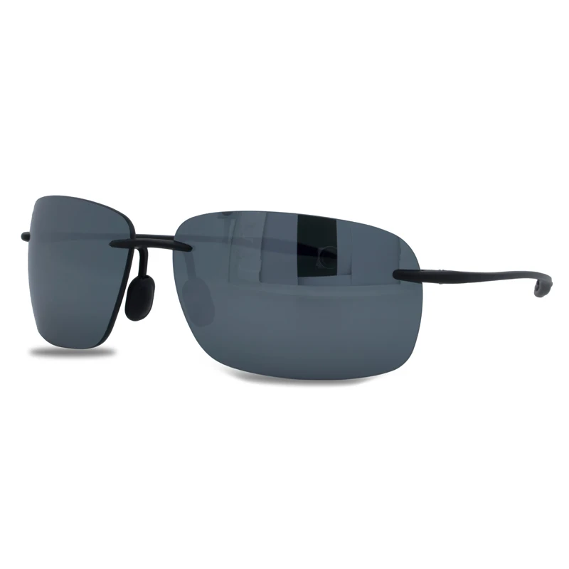 

Ultralight Oval Rimless Sunglasses Nylon Polarized Sports Cycling Driving Glasses
