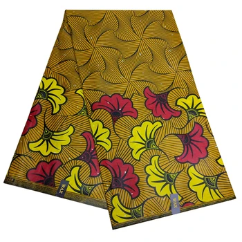 

Best Quality Ankara Veritable Real Dutch Wax African Printed Fabric 100% Cotton Nigerian African Wax Fabric 2019