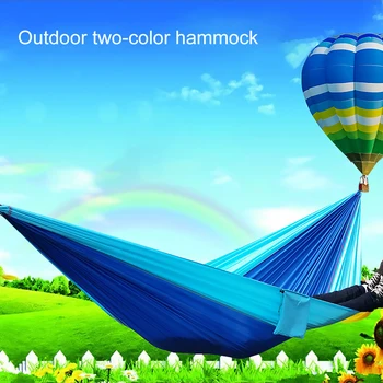 

1 Set Portable Hammock with Storage Bag Adult Outdoor Swing Backpacking Travel Survival Hanging Sleeping Bed Hammocks 70x140cm