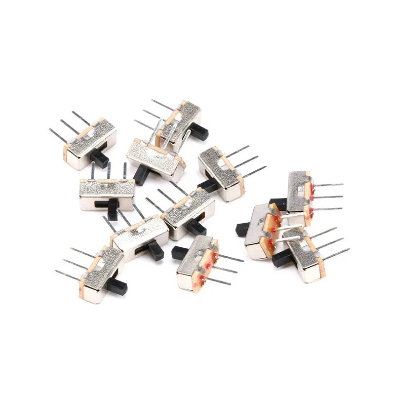 20 шт. выключатель ВКЛ ВЫКЛ mini 3 Pin dpdt скользящий переключатель SS12D00 SS12D00G3 1P2T 2