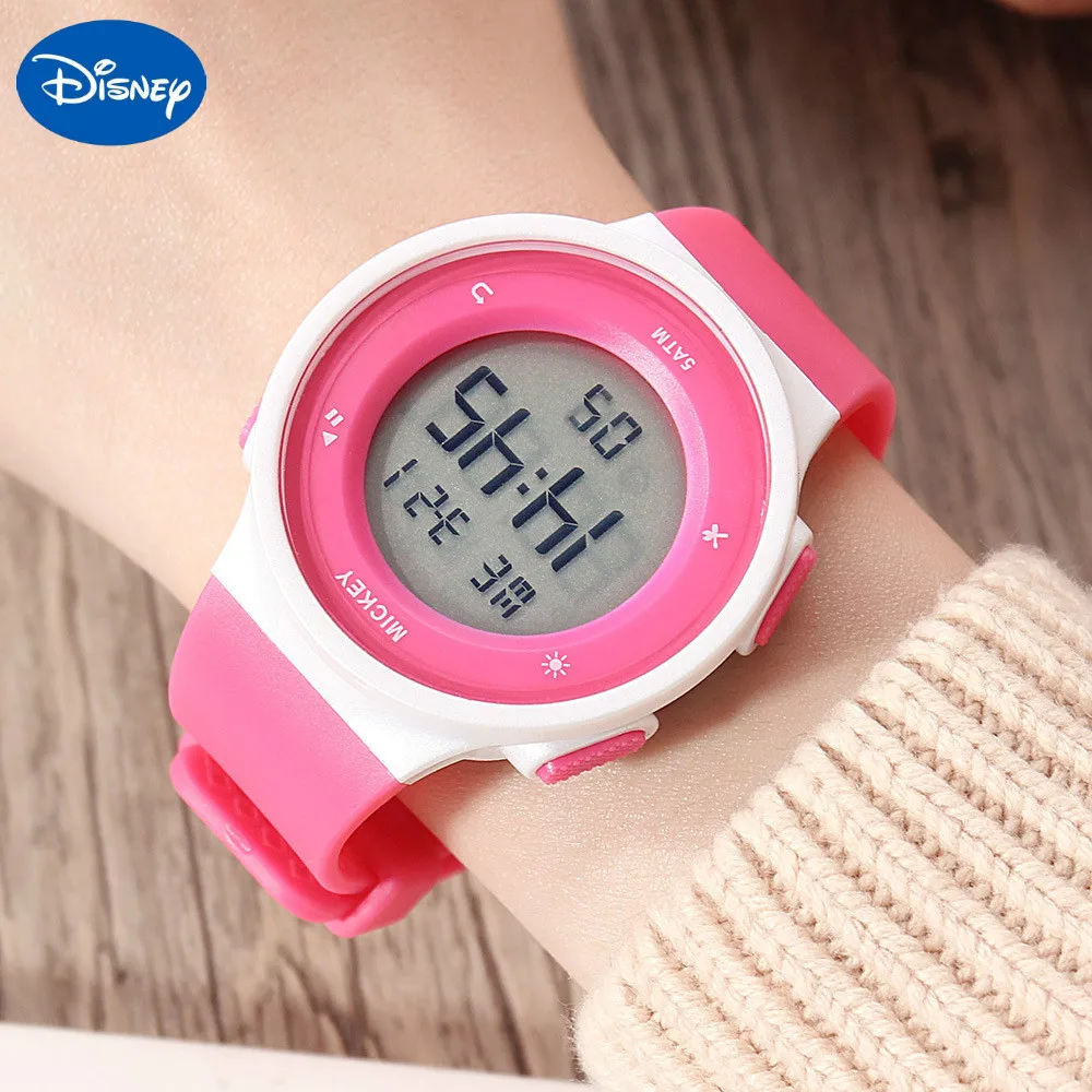 

Original Disney Multifunction Sports Watch Waterproof And Swimming Electronic Watch Student Children Watch Kids Watch