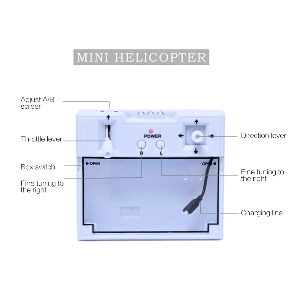 QS5010 3.5CH Micro Infrared RC Drone Aircraft with Gyroscope Remote Control Toys Mini QS RC Helicopter -Round head