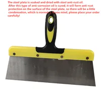 1 Pcs 6/8/10/12 Inch High Quality Thick Elastic Steel Plastic Handle Putty Knife Scraper Set Construction Tools 1
