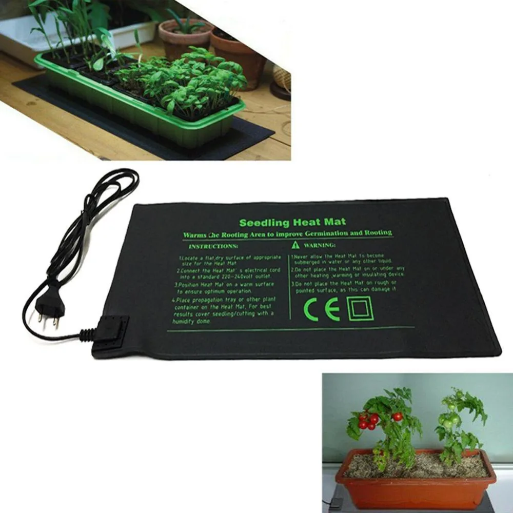 Seedling Heating Mat 52* 52cm Waterproof Plant Seed Germination Propagation Clone Starter Pad 110V/220V Garden Supplies 1 Pc