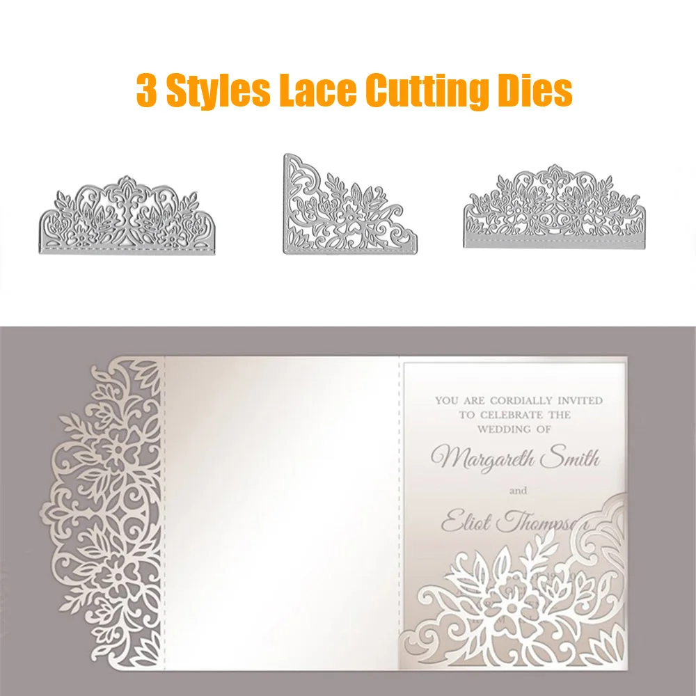 Wedding Invitation Cutting Die Scrapbooking Craft Metal Die Cut For Diy