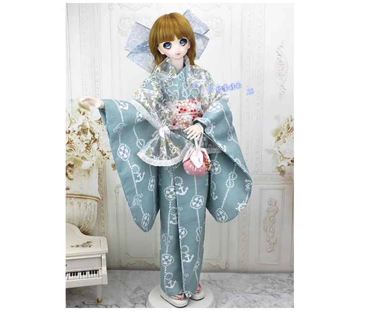 1/3 BJD аксессуары Кукла Одежда японское кимоно юката+ сумочка для BJD/SD SD13, не включает в себя куклы, обувь, парик и другие E2492