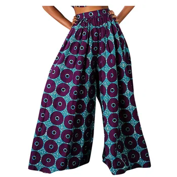 

KANCOOLD pants Women Casual Digital Print Hight Waist Pockets Loose Long Wide Leg Pants fashion new women pants 2019DEC25