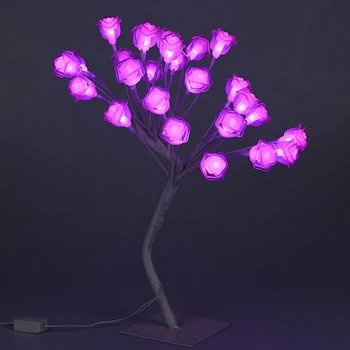 

LED street bush. 0,45 m, "Roses", 28 LED, 220V, PINK