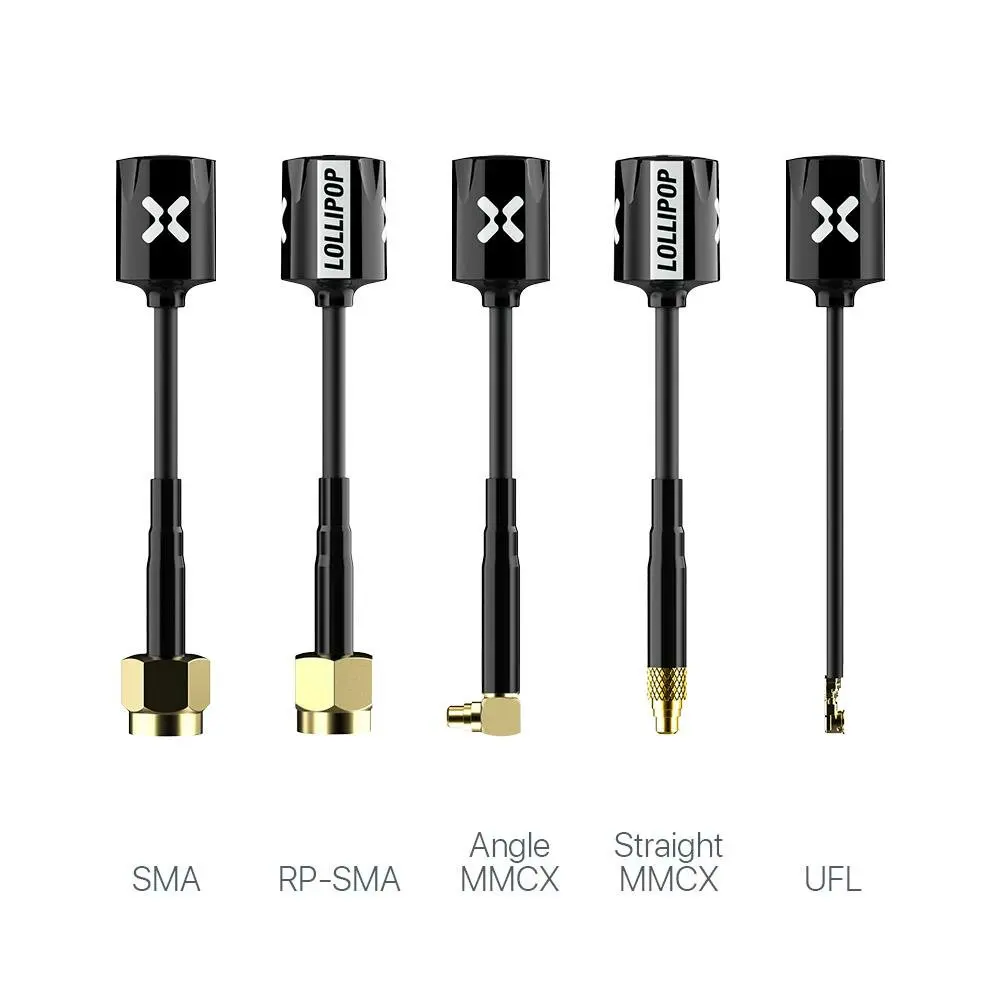 Foxeer Lollipop 3 Micro Lollipop V4 Omni 5,8G 2,5dBi Антенна RHCP MMCX Прямоугольная прямая RHCP UFL Супер Мини для RC FPV Drone thumbnail 2