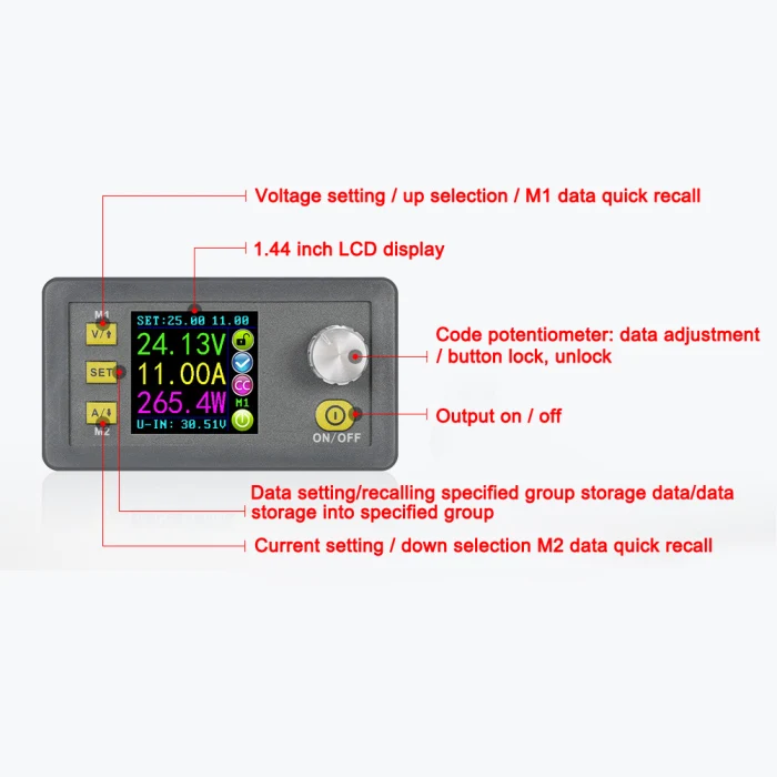 LCD Constant Voltage Current Step Down Power Supply Module Power Adapter Switching Converter Board CLH@8