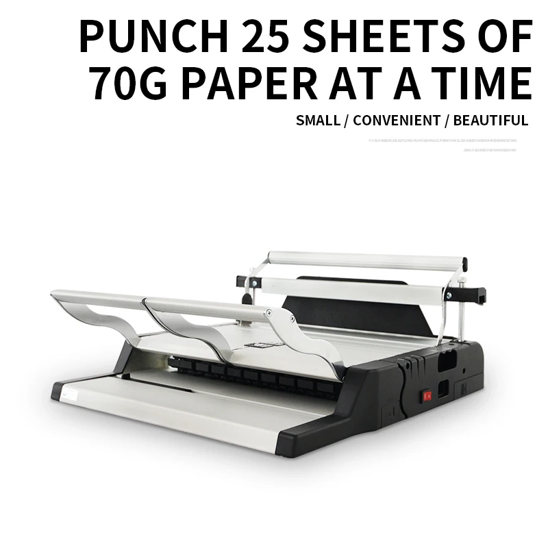 핫 멜트 네일 바인딩 기계, 10 치아, 12 치아 핫 멜트 펀칭 및 바인딩 기계, 문서 책 계약