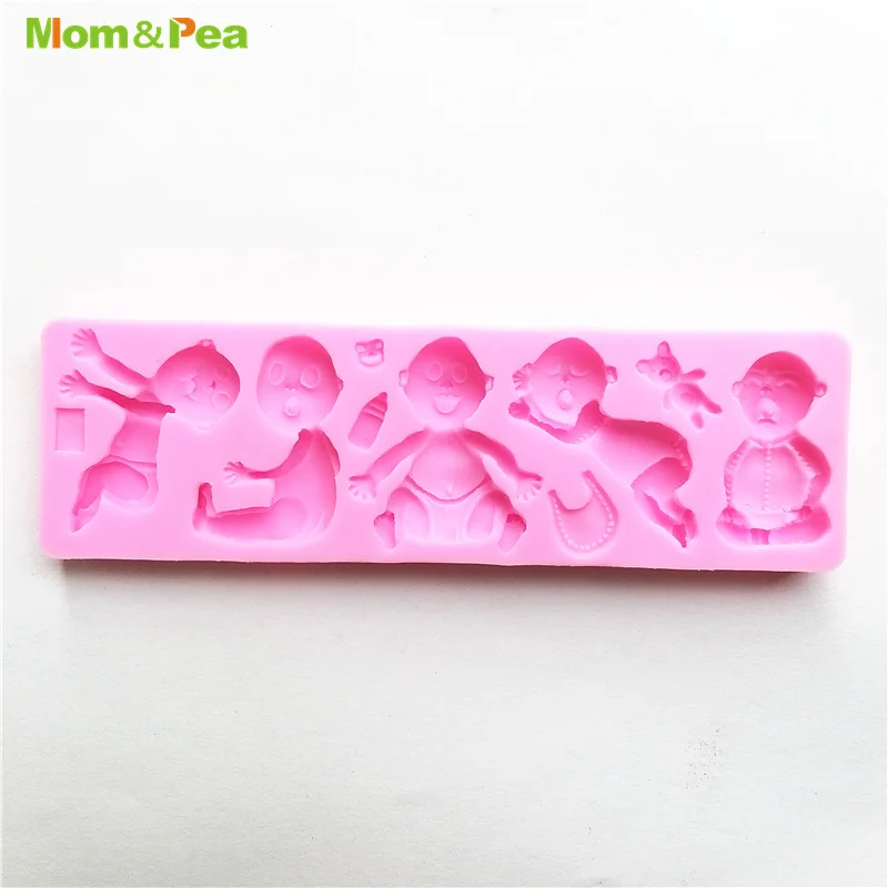 

MPA2117 Babies Shaped Silicone Mold Gum Paste Chocolate Ornamental Fondant Mould Cake Decoration Tools