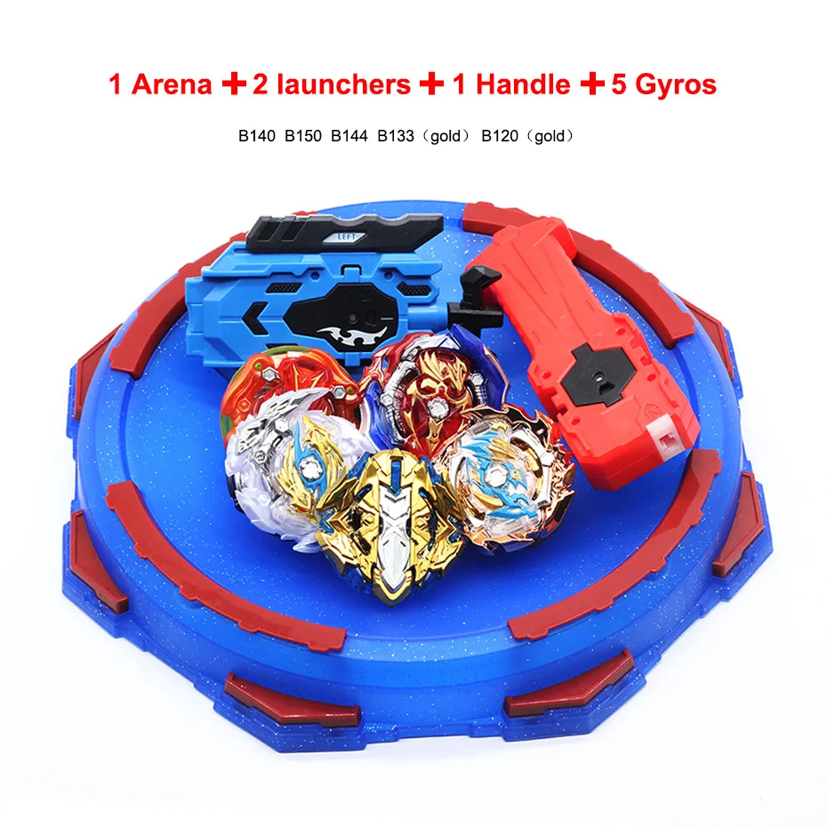 Takara Tomy Beyblade Burst игрушки с пусковым устройством стартер и арена игрушка Металл Fusion Бог спиннинг Топ bayblade лезвия игрушки - Цвет: 5pcsset01