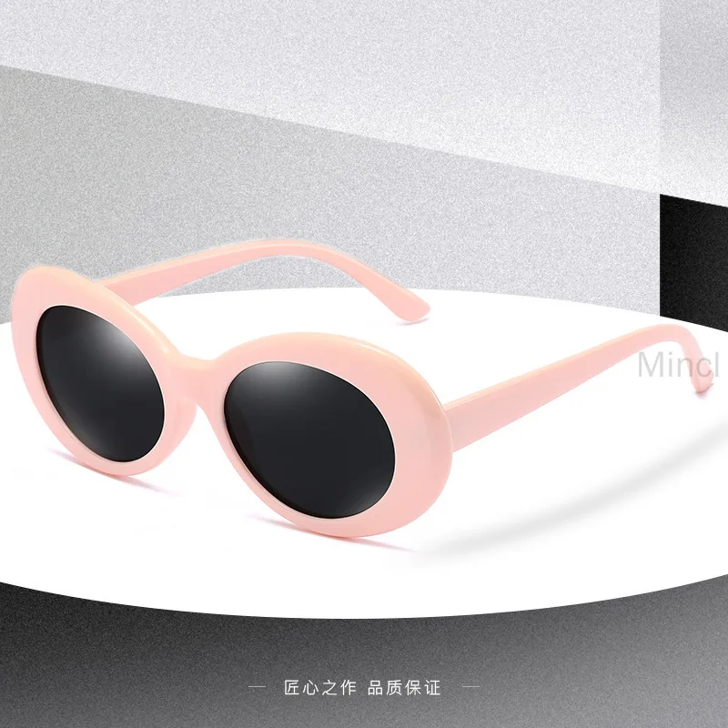 pink black Классические поляризационные солнцезащитные очки для мужчин и женщин, фирменный дизайн, для вождения, круглая оправа, солнцезащитные очки, мужские очки UV400 с коробкой FML - Цвет линз: pink black