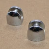 4PCS Half Round Glass Clamps Plane Zinc Alloy Shelves Support Two Hole Corner Bracket Clips For 8mm Furniture Hardware ► Photo 3/6