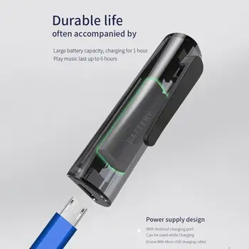 

Accessories For Bluetooth V4.2 Music Receiver Audio Receiver Collar Clip Type Wireless Adapter Speaker