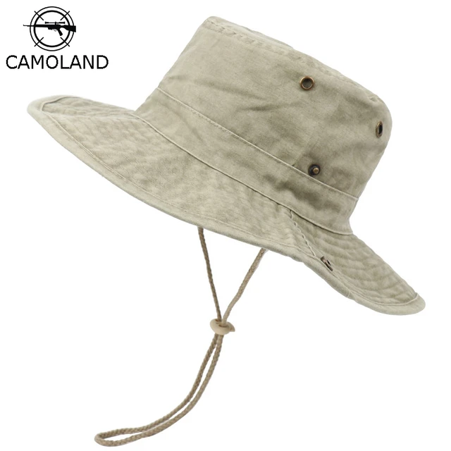 CAMOLAND Embroidered Waterproof Bucket Hat for Men Sun Hats UV Protection  Outdoor Hunting Fishing Cap Fisherman Hat Casual Cap - AliExpress