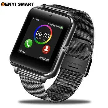 

Z60 smart watch and metal strap Bluetooth wristband smart watch support Sim TF card, suitable for Android IOS PK S8 IWO 8