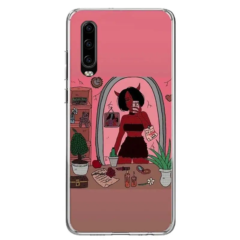 TW054-5 Полли, ни крышка чехол для телефона для huawei P30 P20 Коврики 30 20 10 Pro P10 Lite P Smart Z+ корпус под плетенную сумку Капа - Цвет: TW054-5