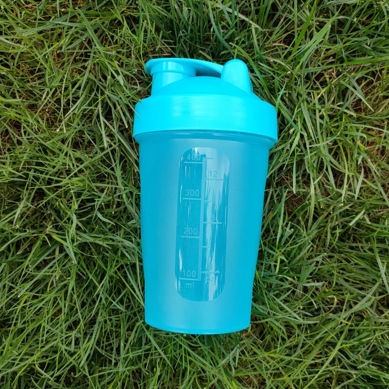 400ML/600ML Colorful Sport Shaker Bottle Whey Protein Powder Mixing Bottle Fitness Gym Shaker Outdoor Portable Plastic Drink Cup