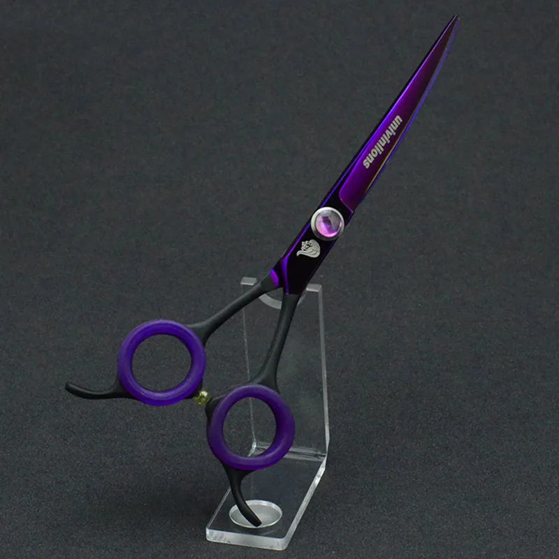 6.5" Pet Dogs Gromming Scissors Down Curved Shears Sharp Edge Animals Cat Downward Hair Cutting Barber Cutting Tools