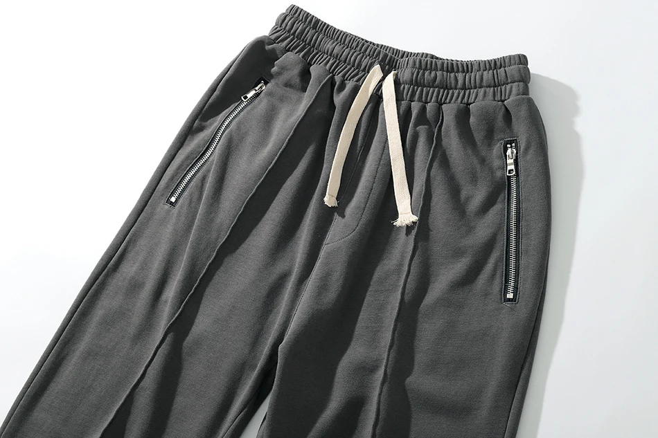 Janpanese Drawstring Плюс Размер повседневные мешковатые штаны мужские свободные Pantalones Hombre Boom Feet однотонные уличные мужские брюки