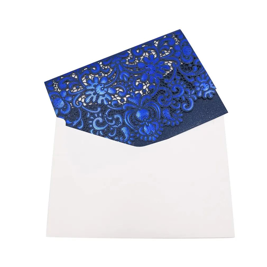  Exquisite Design Invitation Pockets Case for Bridal Showers Wedding Invitations Birthday Fancy Part - 4000444798414
