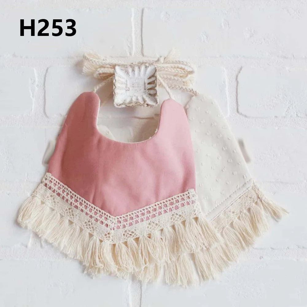 1 шт. детские нагрудники из хлопка и льна с кисточками|Нагрудники слюнявчики| |