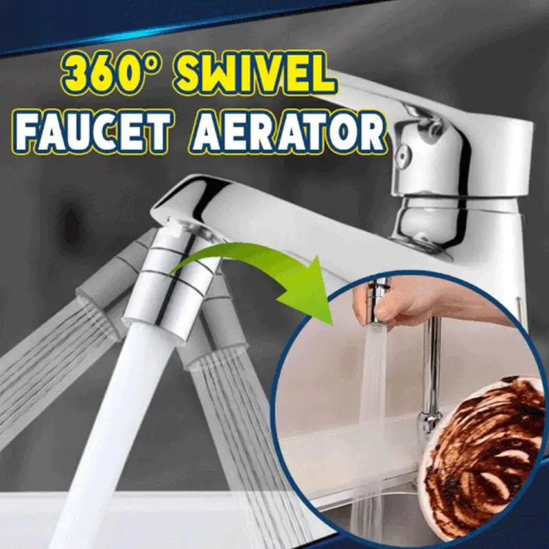 Вращающийся на 360 градусов наддувной кран для душа, бытовой кухонный кран, водостойкая насадка для душа, простая установка