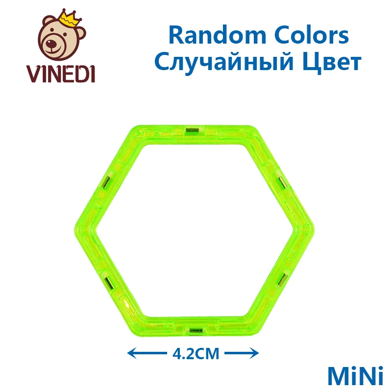VINEDI мини размер магнитные блоки Магнитный конструктор Набор конструкторов модель и строительные игрушки магниты Развивающие игрушки для детей - Цвет: Темно-синий