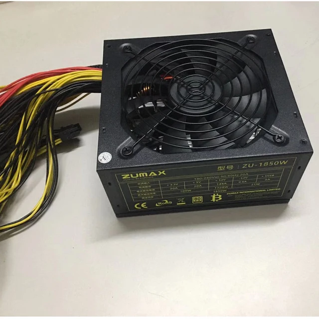 US Captain Zumax 1850w / 2000W / 1800wgpu high power supply chassis ...