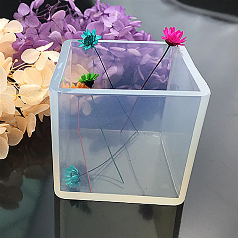 1 шт. 20 мм до 65 мм литье смолы куб формы DIY силиконовая форма для изготовления Подвески Изготовление ювелирных изделий ремесло инструмент
