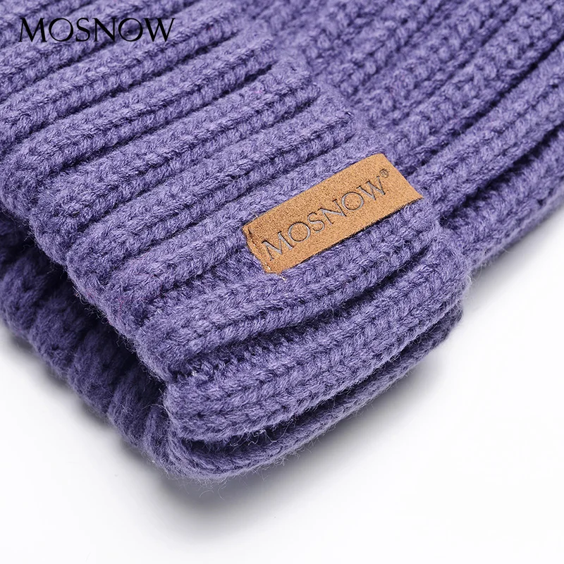 Pom Poms Beanies, зимняя шапка для женщин, Вязаная хлопковая Толстая шапка с натуральным мехом енота, новинка, модная теплая шапка