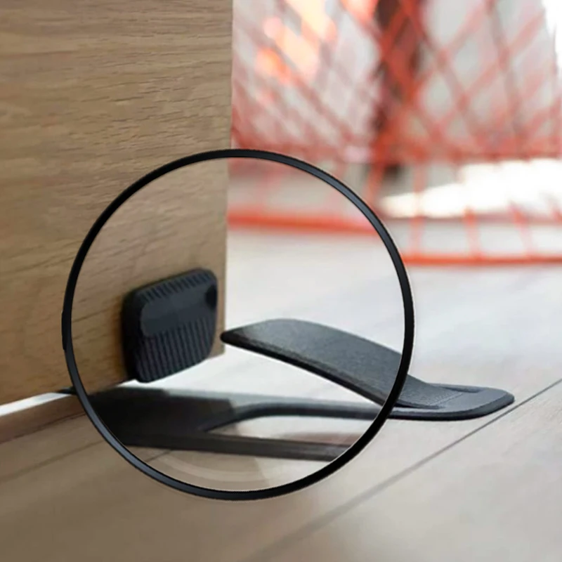 

Innovative Door Stopper Properly Holds Stopper Guard Baby Safety Protector Non-Slip Black Door Buffers