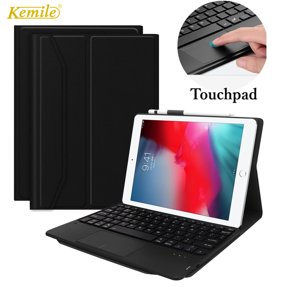 Чехол-клавиатура с сенсорной панелью для iPad 9,7 Air 3 10,5 Pro 11 mini 5 7,9 дюймов чехол-клавиатура для мыши для iPad 7th 10,2 клавиатура