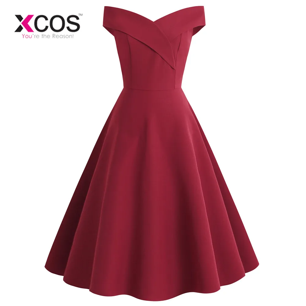 XCOS Ready Ship Short Off Shoulder Graduation Homecoming Dresses with Pleat Homecoming Cocktail Party Dress Short