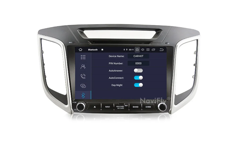 NaviFly Android 9,0 автомобильный мультимедийный плеер " сенсорный экран Авторадио Стерео для HYUNDAI ix25 Поддержка gps навигации