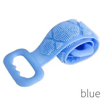 

Magic Silicone Brushes Bath Towels Rubbing Back Mud Peeling Body Massage Shower Extended Scrubber Skin Clean Shower Brushes