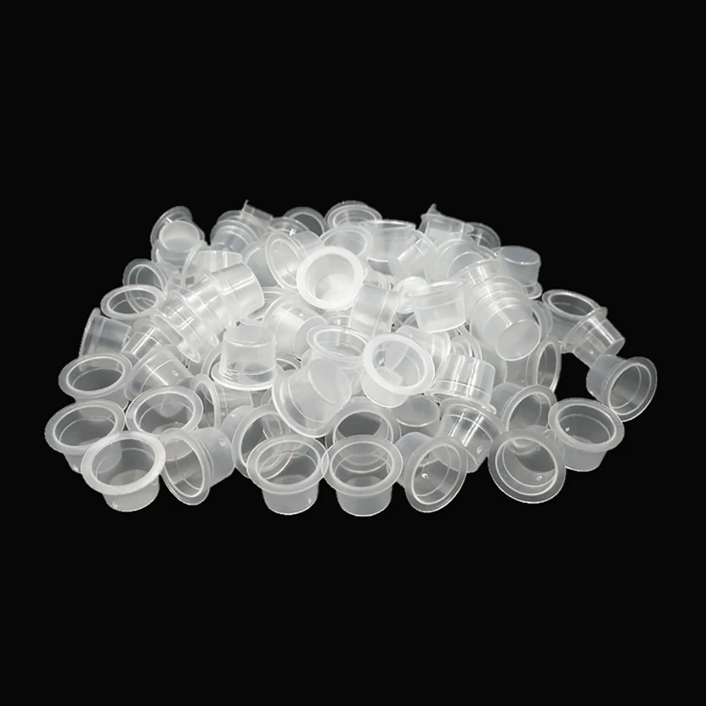 100 шт. пластиковые чашки для тату наращивания ресниц держатель клея