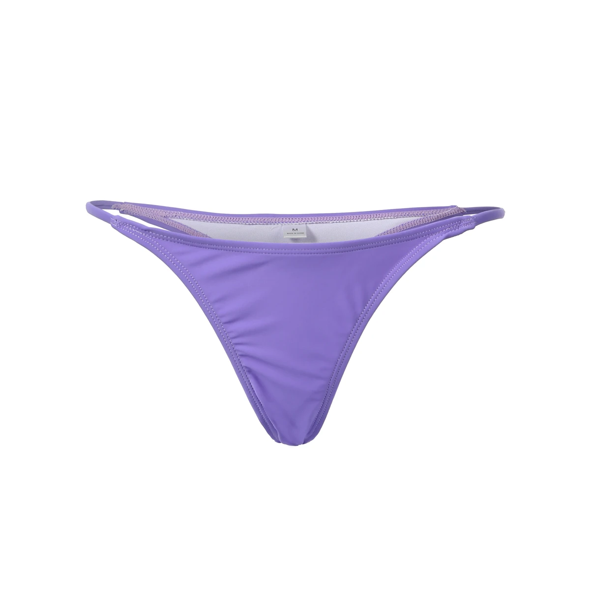 Light Purple Сексуальные женские стринги купальник со стрингами сексуальная горячая пляжная одежда Летний Купальник Низ купальник Бразильский - Цвет: Light Purple