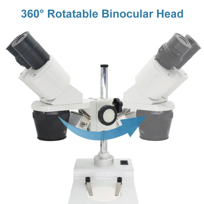 US $96.00 20X 30X 40X Binocular Stereo Microscope Industrial Stereo Microscope Top LED Illumination Mobile Phone PCB Soldering Repair Tool