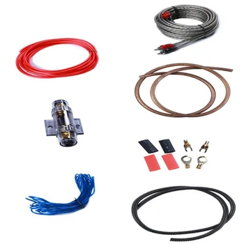 

8GA Car Complete Automobiles Wiring Amplifier Cable Durable Accessories Easy Install Gauge Amp Kit Sound System High Performance