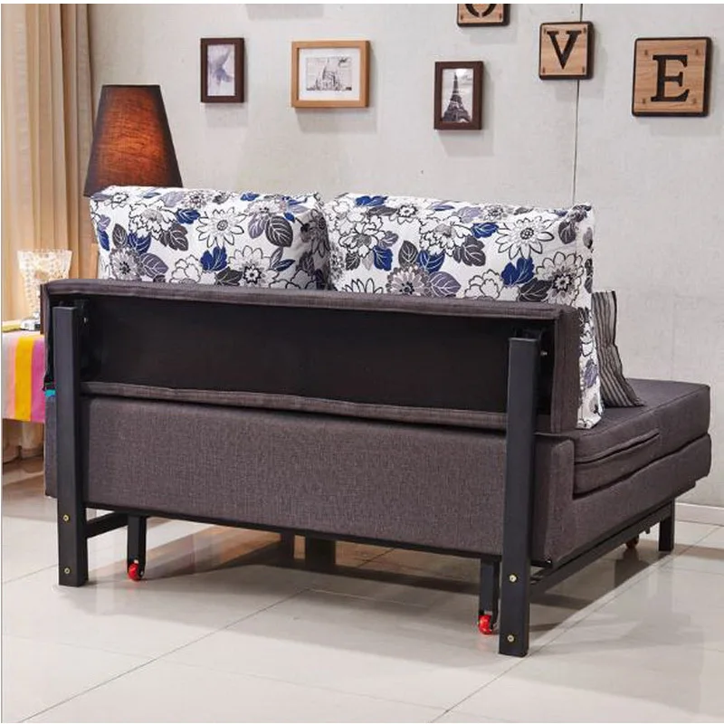  260325/1.45m/High-density sponge/Foldable sofa bed/Lazy living room leather art sofa furniture/Home