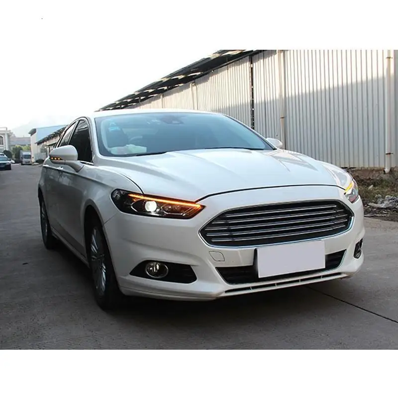 Luces боковой указатель поворота Drl фары в сборе запчасти Neblineros Led Para авто автомобили Освещение Фары для Ford Mondeo