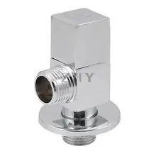 Домашний квадратный дизайн твердая латунь угловой запорный клапан 4/" Мужская резьба