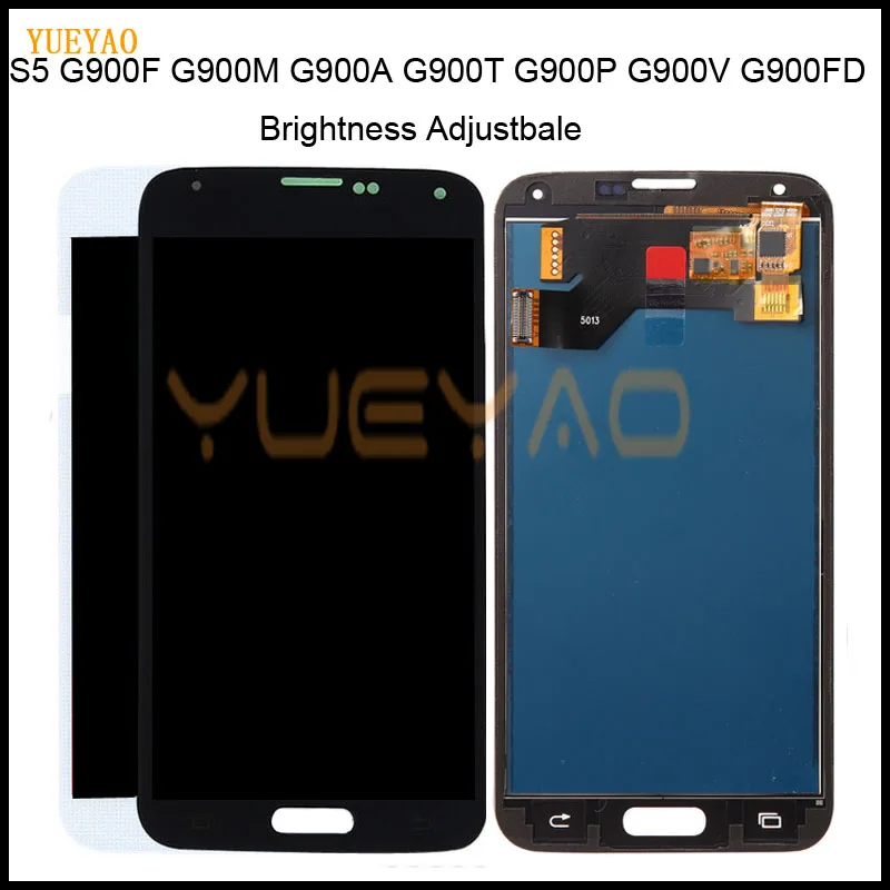100% протестированный ЖК-дисплей для SAMSUNG Galaxy S5 i9600 G900 G900F G900A ЖК-дигитайзер